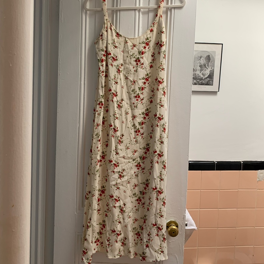 Reformation floral slip dress